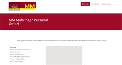 Desktop Screenshot of mm-personal.at