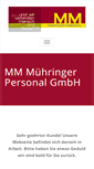 Mobile Screenshot of mm-personal.at